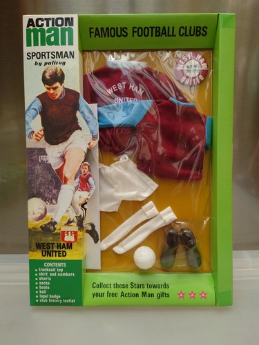 Vintage west ham boxed action - west,