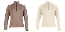 MUSTO BASELAYER ZIPNECK TOP EQUESTRIAN LONG SLEEVE ZIP ZIPPED NECK BASE LAYER