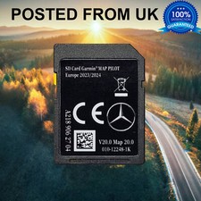 NEW MERCEDES A218 V20 UPDATE MAP 2023/4 A CLASS W176 / B / CLA /GLA SD CARD NAV