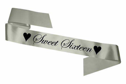 Sweet sixteen silver birthday - sweet,