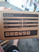 Gu 10 230v Recessed Twist And Lock Downlighter Not tested