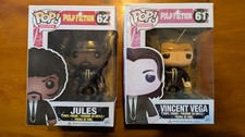 Jules & Vincent Vega Funko Pop (Once Displayed) VAULTED *See Description*