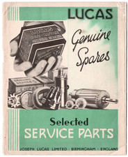 Lucas 1935 Service Parts