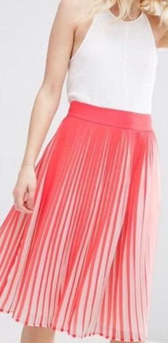 Asos pink white striped - pink,