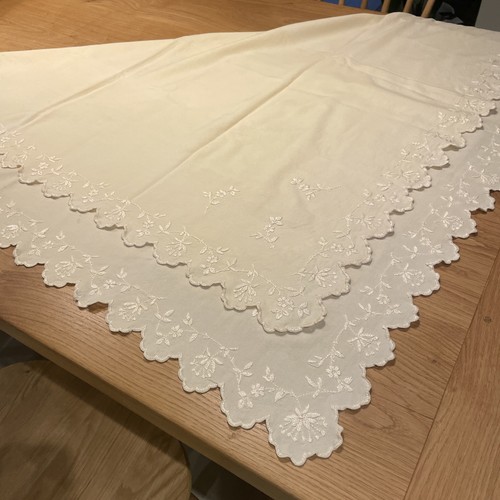 Antique hand embroidered - , shawl