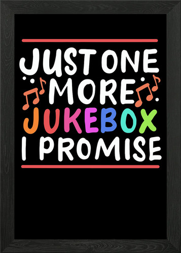 Just one more - i, framed