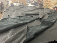 Leather cow hides - leather, black