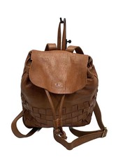 kissora backpack leather BRW