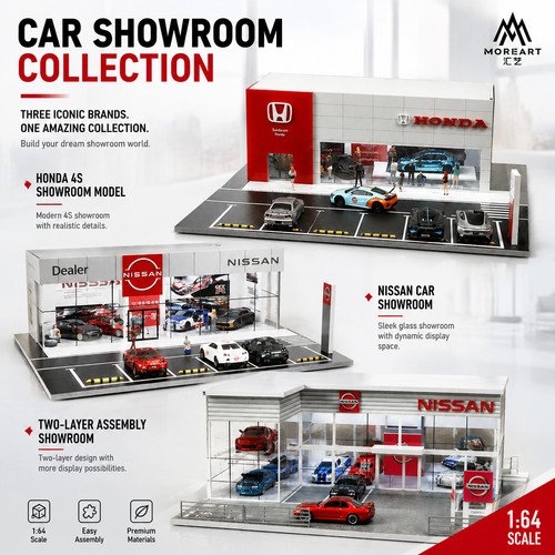 Diorama diecast garage - diorama, 1:64