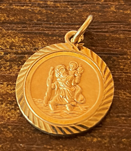 Rolled gold christopher - gold, st