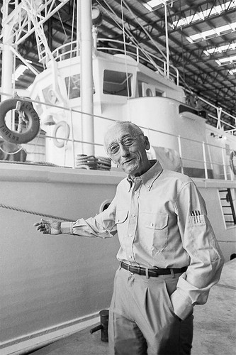 Jacques cousteau standing - jacques,