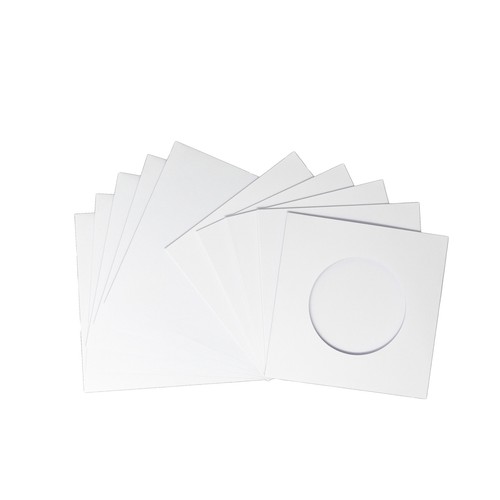 Round aperture square cards - ,