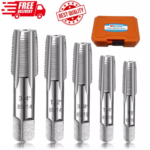Piece bsp pipe tap - 5-piece, set