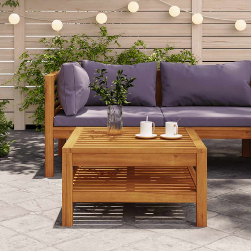 Coffee table solid acacia wood - table,