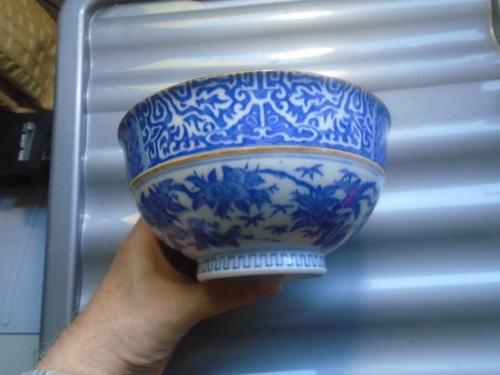Chinese blue white porcelain - blue, &