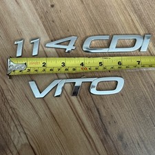 Genuine Mercedes Vito Rear Door Badge Emblem Model Plate 114 CDI A4478170314