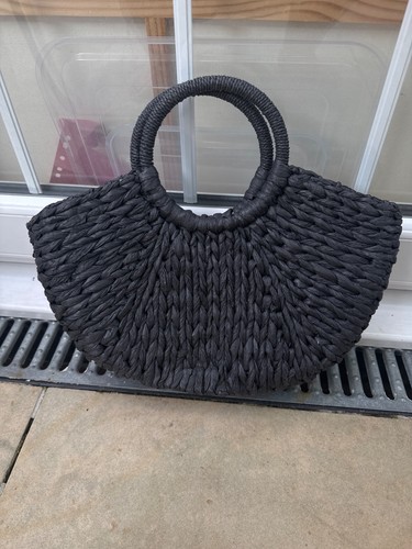 Zara summer black - summer, straw