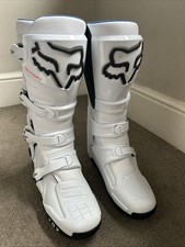 New Fox Racing Motion Motocross Off Road Boots - White