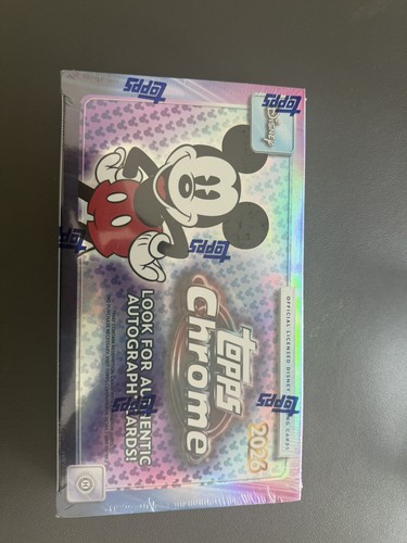 2026 topps chrome disney hobby - chrome,
