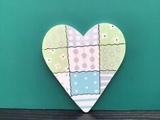 Heart Shaped Wooden Patterned