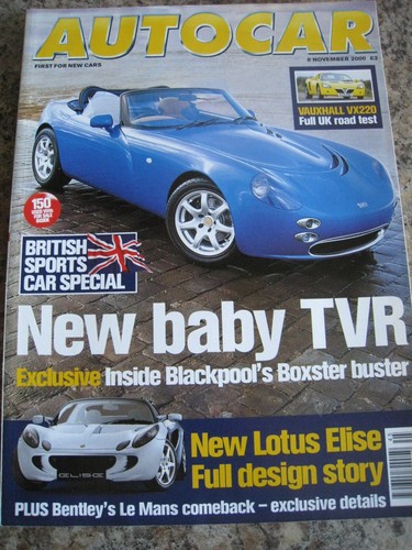 Autocar magazine nov 2000 baby - autocar,