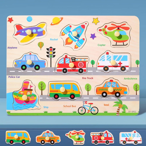 Wooden jigsaw puzzles for kids - puzzles,