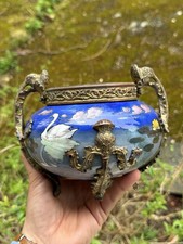 Bronze Vase Faience Art