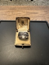 925 Silver Fidget Spinning anxiety mens Ring dragon size X