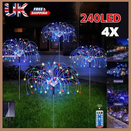 480led solar power firework - 4x,
