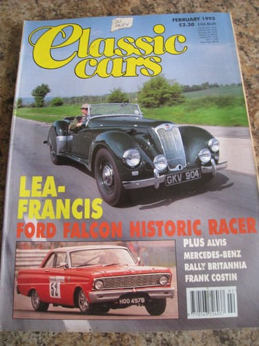 Classic cars feb 1993 - cars,