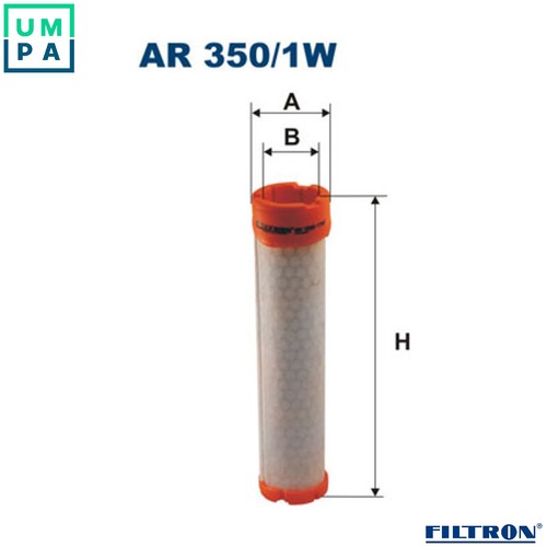 Secondary air filter 350 1w - secondary,