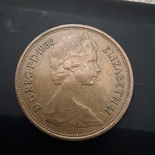 (Error) 1980 New 2 Pence