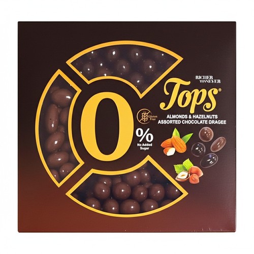 Tops hazelnuts almonds - hazelnuts, &