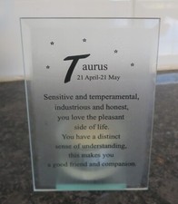 Regency Fine Arts Star Sign Candle Holder Taurus 21st April-21st May