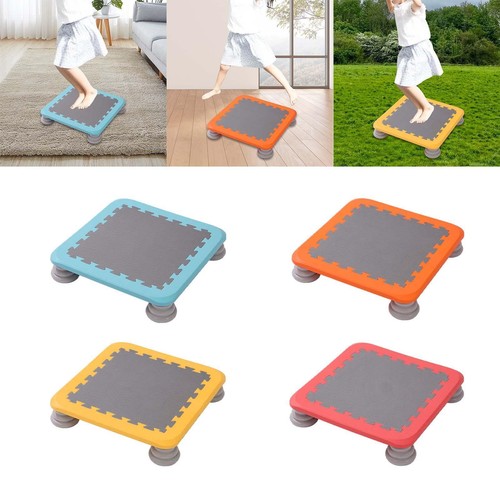 Mini kids trampoline jumping - kids,