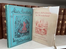 Alice's Adventures in Wonderland Lewis Carroll  1948 Antique rare Dust Jacket