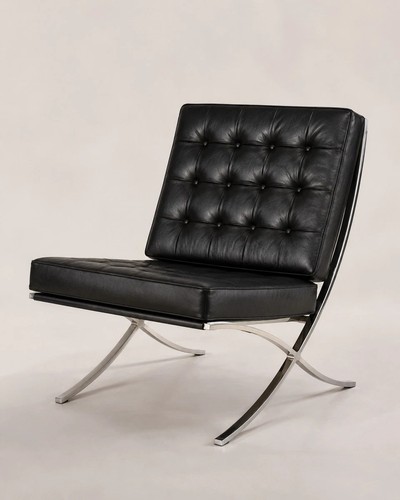Premium barcelona chair black - premium,