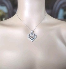 Sterling Silver Diamond Pave