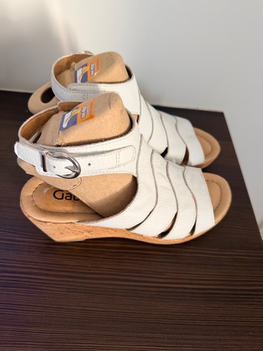 Gabor white leather cork - , women