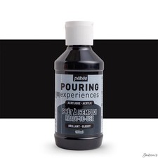 Pebeo : Pouring Experiences : Acrylic Paint :  118ml : Ivory Black