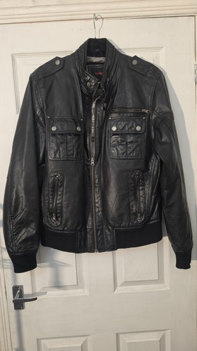 Manguun men black faux leather - men,