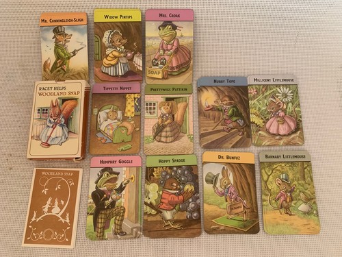 Vintage woodland snap - snap, card