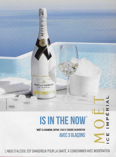 Paper advertising champagne - paper,