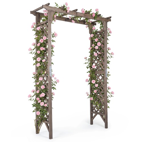 Flat top garden arch - top, trellis