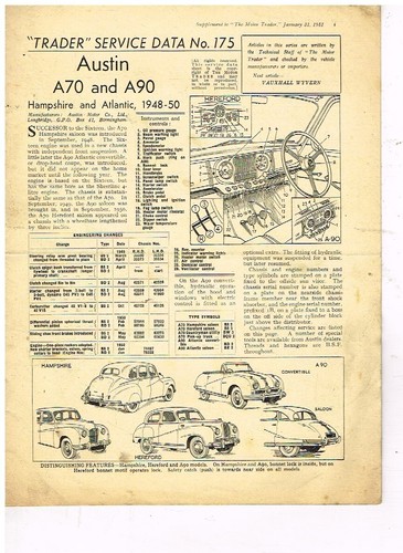 Austin a70 hampshire a90 - &,