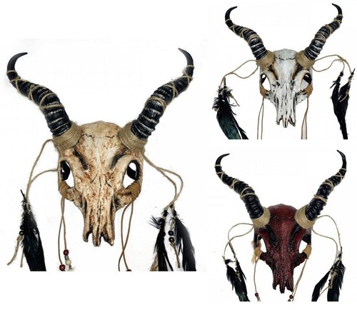 Goat ram demon horned - horned, bone