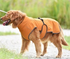 Waterproof Dog Winter Coat Reflective Warm Fleece Padded Pet Vest Jacket Clothes