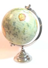 A World Atlas Globe. Globe Map. Geography. Freestanding Globe.