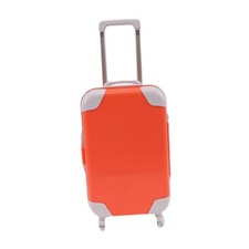 Cute Doll Suitcase Doll Travel Mini Trolley Case for 18 inch Doll Birthday