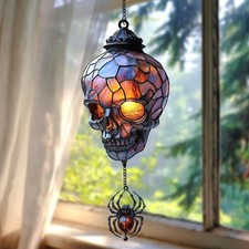 Vintage Gothic Skull Acrylic